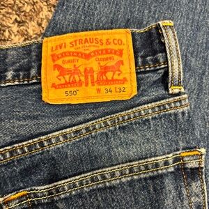 Levi's 550 Relaxed Fit Denim Jeans